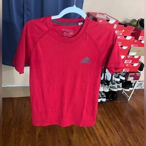 Adidas climate cool Red workout tee